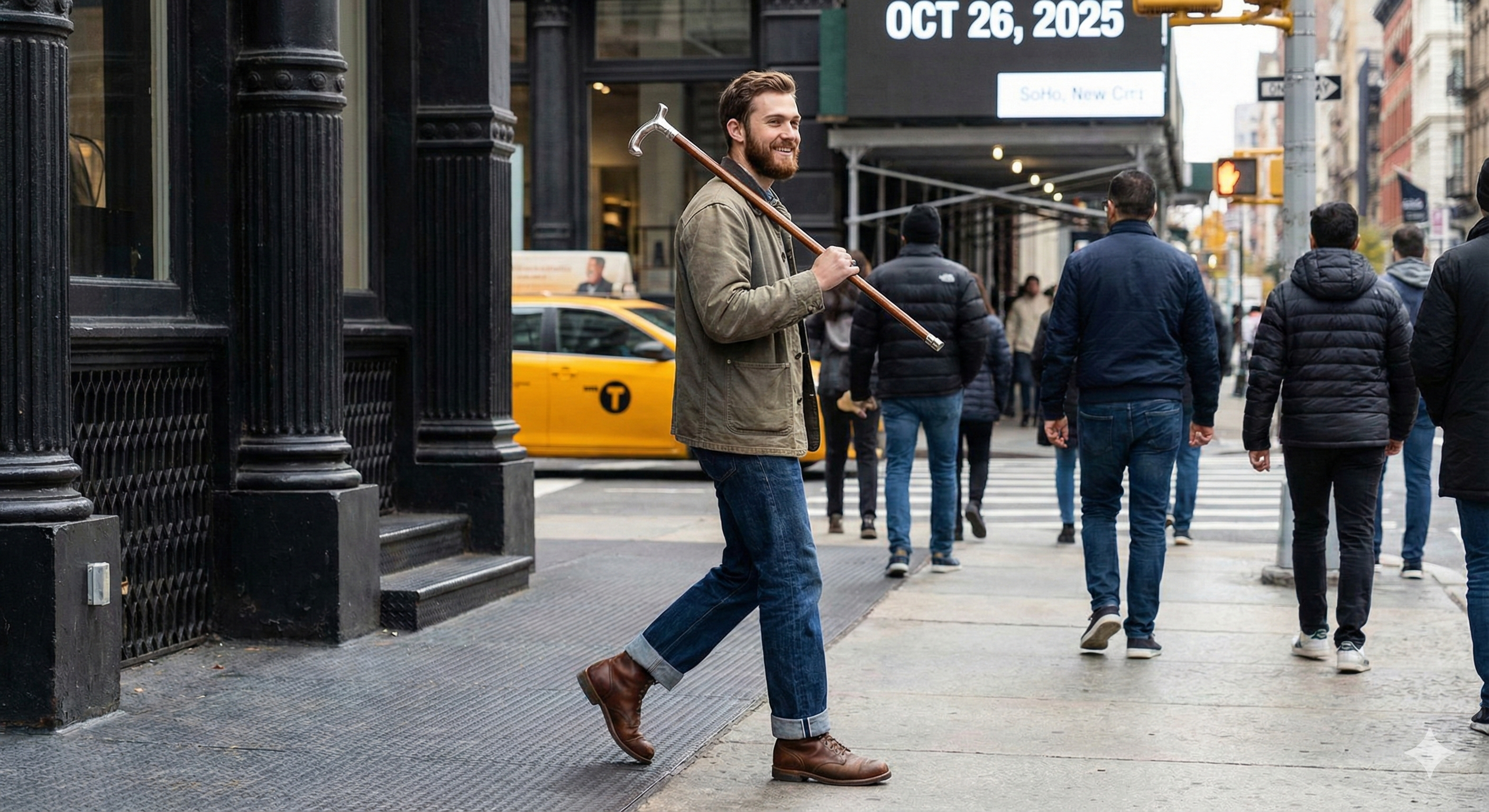 Carrying the Forged Brutalist through Manhattan